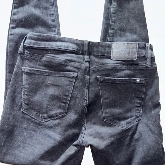 Lucky Brand Women's black skinny ankle jeans - Picture 3 of 3